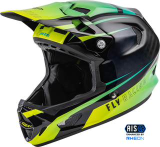 Fly Racing Werx-R MTB/BMX Helmet - Hi-Vis Yellow/Teal