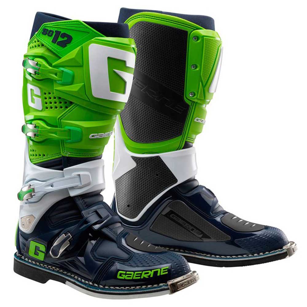 Gaerne Sg-12 Limited Edition Boot - Green/White/Navy
