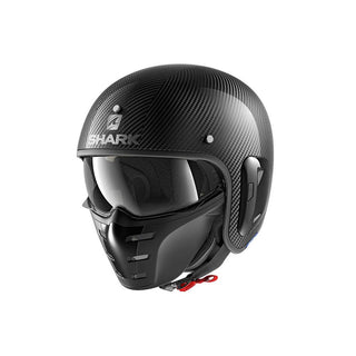 Shark S-Drak Carbon Carbon Skin Helmet Carbon/Silver/Black