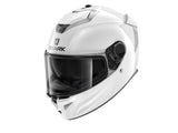 Shark Spartan GT Blank Helmet White
