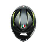 AGV K6 Flash Helmet - Grey/Black/Lime