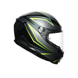 AGV K6 Flash Helmet - Grey/Black/Lime