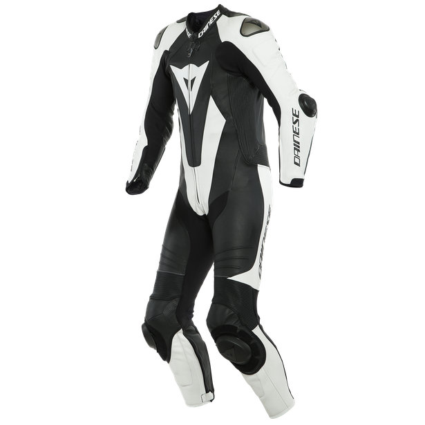 Dainese Laguna Seca 5 1PC Perforated Leather Suit - Black/White