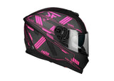 Lazer Rafale SR Evo Roadtech Helmet - Black/Pink Matt