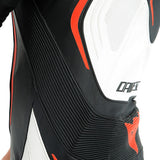 Dainese Misano 2 D-Air 1Pc Perforated Suit - Black/White/Fluo-Red