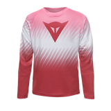 Dainese Scarabeo Long Sleeve Junior Jersey - Pink/White