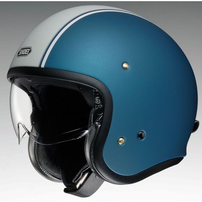 Shoei J.O Carburettor Tc-2 Helmet - Blue/Grey