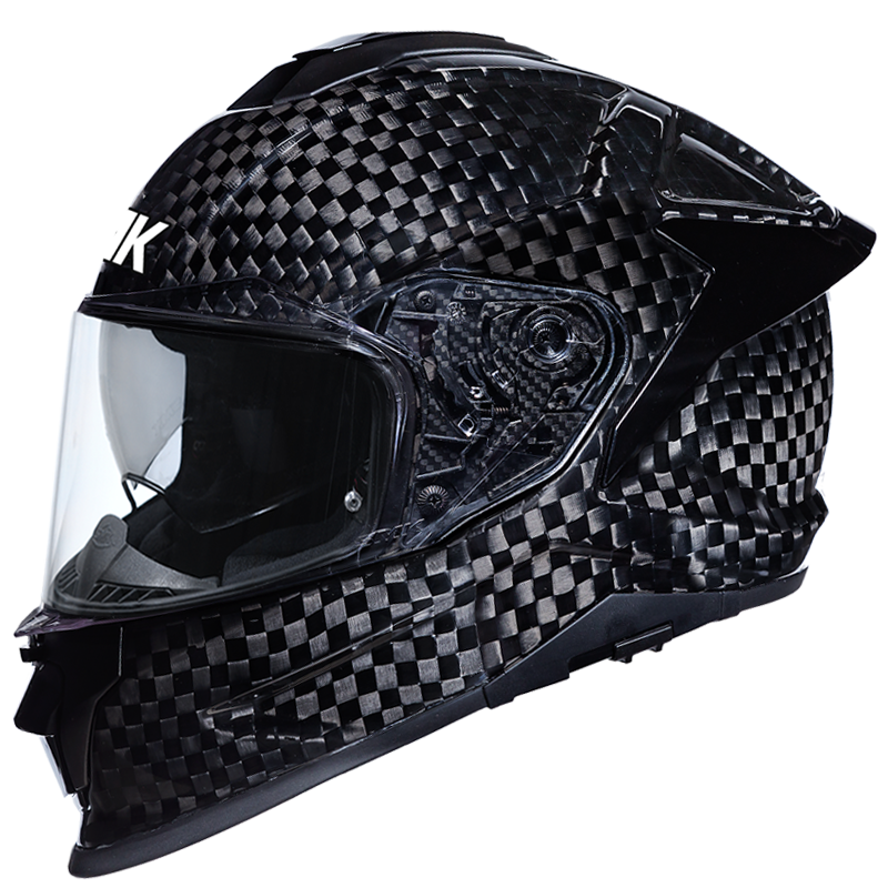 SMK Titan Carbon (GLCA200) Helmet - Black