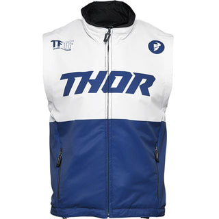 Thor Warmup Vest - Navy/White