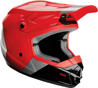 Thor Youth Sector Helmet - Red/Charcoal