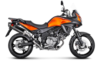 Akrapovic Slip-On System S-S65SO3-RC For Suzuki 650 V-Strom 650 - Carbon - MotoHeaven