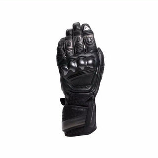 Dainese Fiero Metal Full Finger Leather Gloves - Black/Anthracite