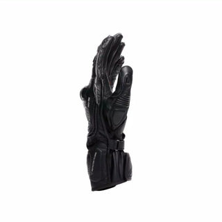 Dainese Fiero Metal Full Finger Leather Gloves - Black/Anthracite