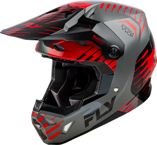 Fly Formula Cp Slice Helmet - Grey Red Black