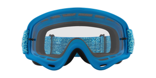 Oakley O Frame Blue Crackle MX Goggles - Clear Lens