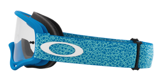 Oakley O Frame Blue Crackle MX Goggles - Clear Lens