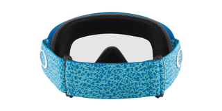 Oakley O Frame Blue Crackle MX Goggles - Clear Lens
