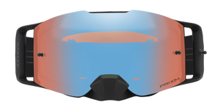 Oakley Front Line Goggles With prizm mx sapphire iridium Lenses,  b1b blackout Strap