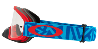 Oakley O Frame 2.0 Pro Angle Red Goggles With Clear Lens