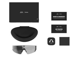 Oakley Meta Vanguard Sunglasses With Prizm Black Lens - White