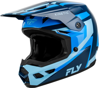 Fly Racing Kinetic Sync Helmet - Navy / Blue / Light Blue