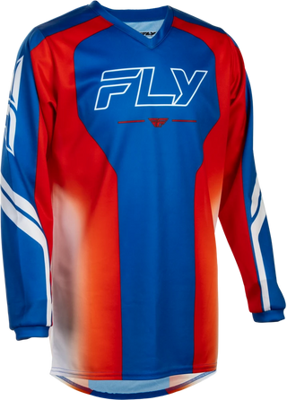 Fly Racing 2027 F-16 MX Youth Raze Jersey - Red / White / Blue