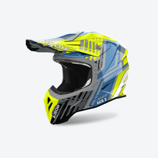 Airoh Aviator Ace 2 Proud Full Face Helmet - Yellow Gloss