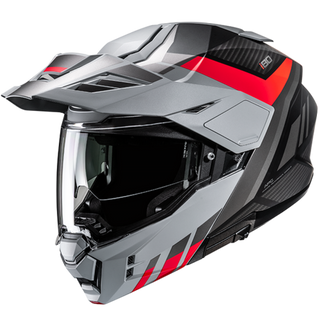 HJC i80 IMES MC-1SF Full Face Helmet - Grey/Black/Red