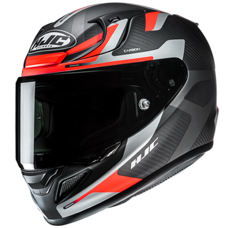 HJC RPHA 12 Carbon Xentra MC-6HSF Full Face Helmet - Black/Grey/Red
