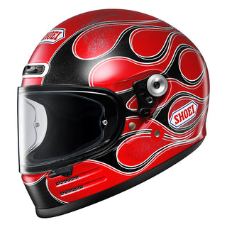 Shoei Glamster 06 Blast TC-1 Full Face Helmet - Red - MotoHeaven