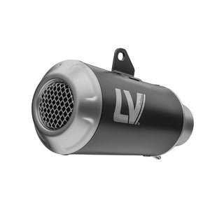 LeoVince LV-10 Black Stainless Steel Slip-On Exhaust Honda CB500F CBR500R & CB500X
