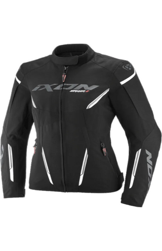 Ixon Striker 2 Waterproof Ladies' Jacket - Black/White