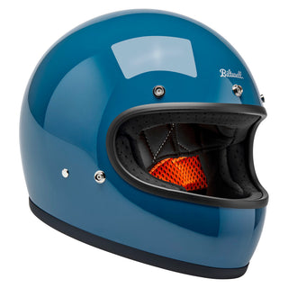Biltwell Gringo ECE 22.06 Motorcycle Full Face Helmet - Gloss Greystone