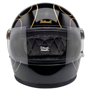 Biltwell Gringo S Ece 22.06 Helmet - Gloss Black/Flames