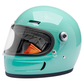 Biltwell Gringo SV ECE 22.06 Motorcycle Full Face Helmet - Gloss Mint Julep