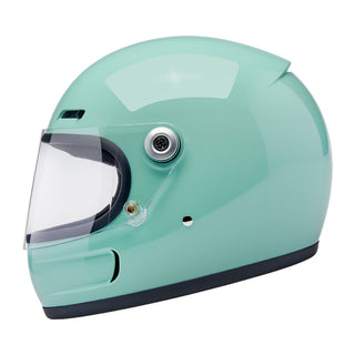 Biltwell Gringo SV ECE 22.06 Motorcycle Full Face Helmet - Gloss Mint Julep