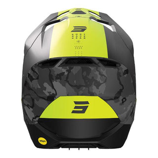 Shot Race Camo MIPS Full Face Helmet - Matt Black / Neon Yellow