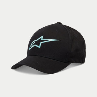 Alpinestars Ageless Curve Hat - Black/Light Aqua