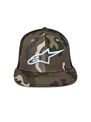 Alpinestars Corp Trucker Hat - Green/Camo/Black