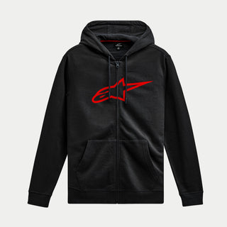 Alpinestars Ageless II Zip Hoodie - Black/Red