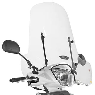 GIVI Windscreen Only - Piaggio/Suzuki/SYM Models (Needs Fitting Kit)