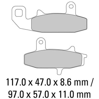 Ferodo Brake Disc Pad Set FDB606P
