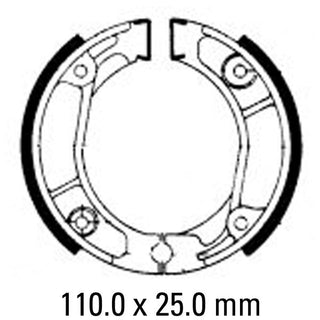 Ferodo ECO Brake Shoe Set FSB705EF