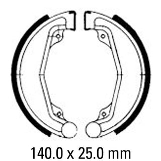 Ferodo Brake Shoe Set FSB707