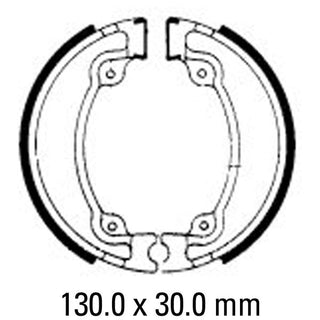 Ferodo Brake Shoe Set FSB709