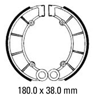 Ferodo Brake Shoe Set FSB710