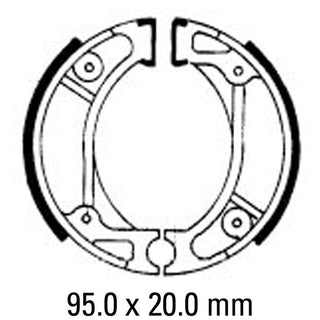 Ferodo Brake Shoe Set FSB714