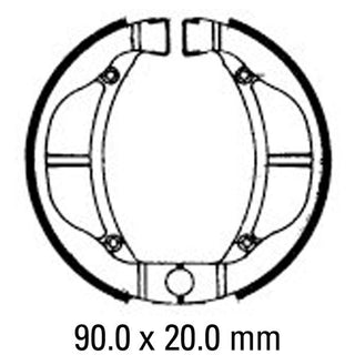 Ferodo Brake Shoe Set FSB802