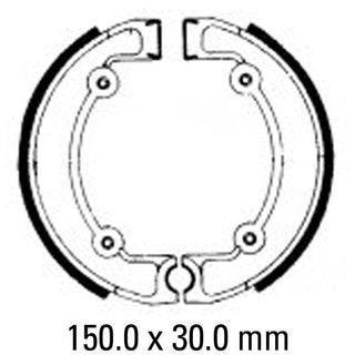 Ferodo Brake Shoe Set FSB828