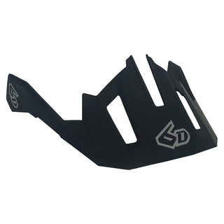 6D ATB-2T Ascent Helmet Peak - Matte Black (XS/S)